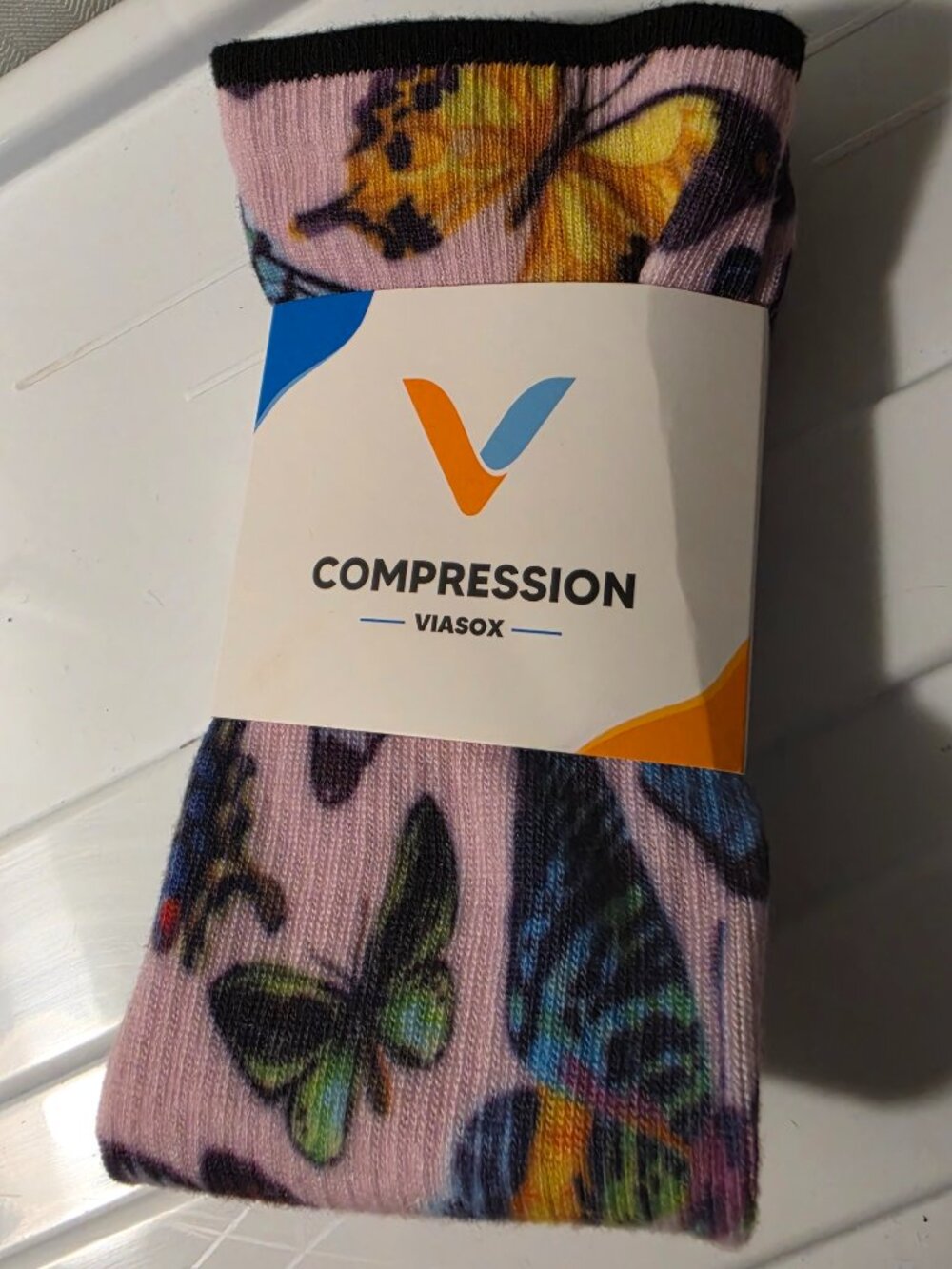 VIASOX Compression Butterfly Socks BNWT